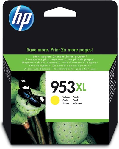 HP cartouche d'encre 953XL, 1.450 pages, OEM F6U18AE, jaune 1 Stuk