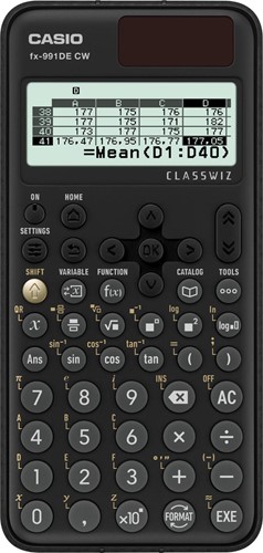 Casio wetenschappelijke rekenmachine FX-991DECW, Duitstalige versie