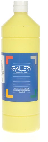 Gallery gouache, flacon de 1.000 ml, jaune clair