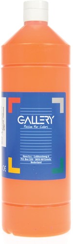 Gallery plakkaatverf, flacon van 1 l, oranje