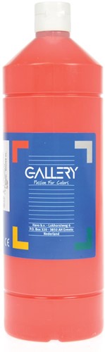 Gallery gouache, flacon de 1.000 ml, rouge clair