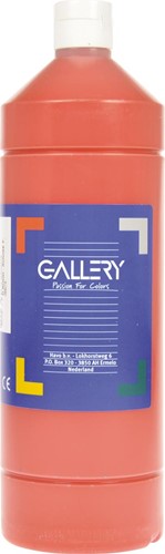 Gallery gouache, flacon de 1.000 ml, rouge foncé