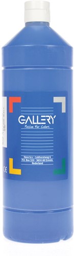 Gallery gouache, flacon de 1.000 ml, bleu foncé