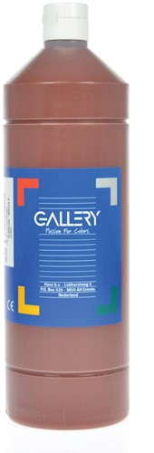 Gallery gouache, flacon de 1.000 ml, brun foncé