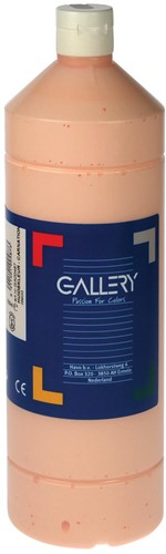 Gallery plakkaatverf, flacon van 1 l, huidskleur