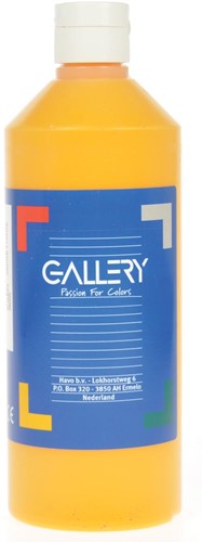 Gallery gouache, flacon de 500 ml, jaune foncé