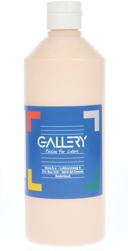 Gallery plakkaatverf, flacon van 500 ml, huidskleur