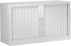 Roldeurkast, ft 69,5 x 120 x 43 cm, lichtgrijs