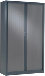 Roldeurkast, hoogte 198 cm, antraciet