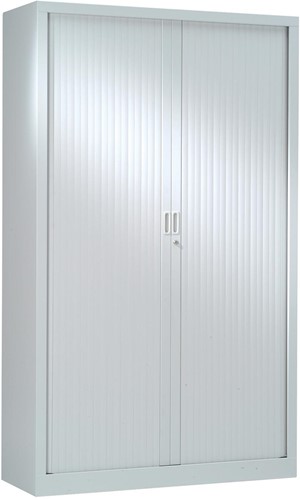 Armoires à rideaux, hauteur 198 cm, gris clair