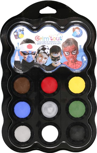 Grim'tout maquillage Héros, 9 couleurs