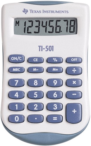 Texas calculatrice de poche TI-501 1 Stuk