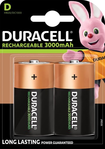 Duracell piles rechargeables D, blister de 2 pièces 2 Stuk