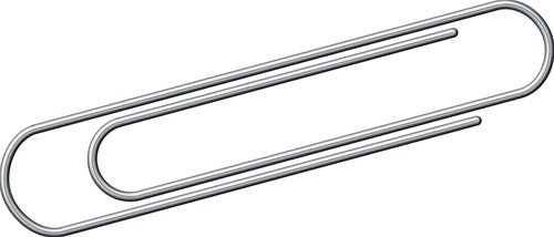 Kangaro trombones, 75 mm, ronds, galvanisés, boîte de 100 pièces.