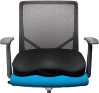 Kensington ergonomisch stoelkussen uit Memory Foam, zwart-3