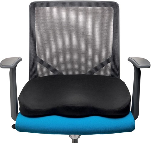 Kensington ergonomisch stoelkussen uit Memory Foam, zwart-3