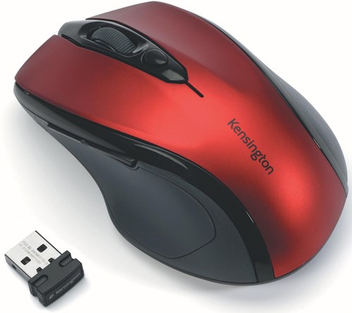 Kensington ProFit souris sans fil de taille moyenne, rouge Rubis
