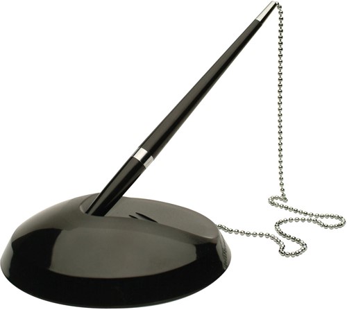 Q-CONNECT stylophore, noir, avec 3 recharges bleu