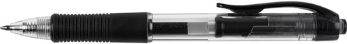 Q-CONNECT stylo bille, rétractable, 0,7 mm, pointe moyenne, noir