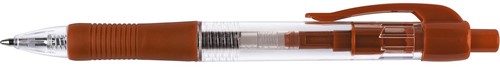 Q-CONNECT stylo bille, rétractable, 0,7 mm, pointe moyenne, rouge