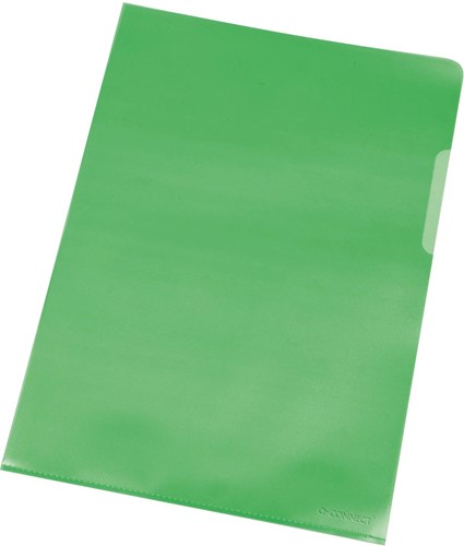 Q-CONNECT L-map groen 120 micron pak van 100 stuks