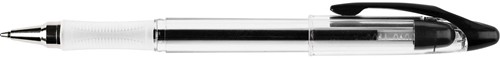 Q-CONNECT Delta stylo, 0,4 mm, pointe moyenne, noir