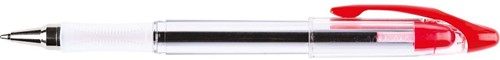 Q-CONNECT Delta stylo, 0,4 mm, pointe moyenne, rouge