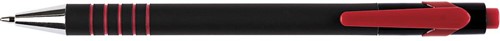 Q-CONNECT stylo Lambda, 0,5 mm, pointe moyenne, rouge