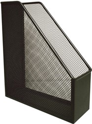 Q-CONNECT porte-revues en métal mesh, noir