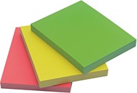 Q-CONNECT Quick Notes, ft 38 x 51 mm, 50 vel, etui van 3 blokken in neonkleuren-2