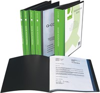 Q-CONNECT showalbum personaliseerbaar A4 10 tassen zwart-3