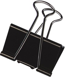 Q-CONNECT foldbackclip, zwart, 32 mm, doosje van 10 stuks