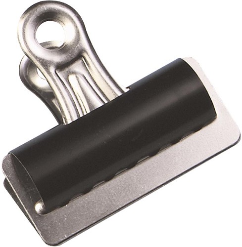 Q-CONNECT clip bulldog, noir, 25 mm, boîte de 10 pièces
