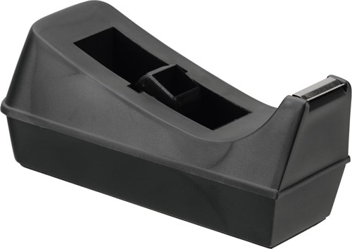 Q-CONNECT dérouleur de ruban adhésif, pour de rouleaux de 19 mm x 33 m, noir