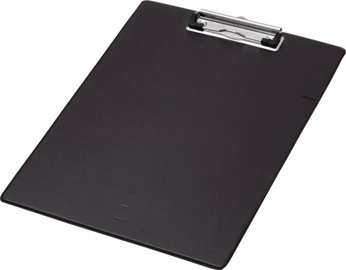 Q-CONNECT klemplaat, PP, ft A4, zwart