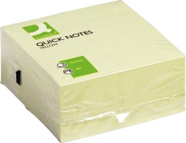 Q-CONNECT Quick Notes, ft 76 x 76 mm, 400 feuilles, jaune-3