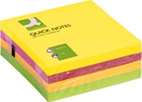 Q-CONNECT Quick Notes, ft 76 x 76 mm, 320 feuilles, couleurs assorties néon-2
