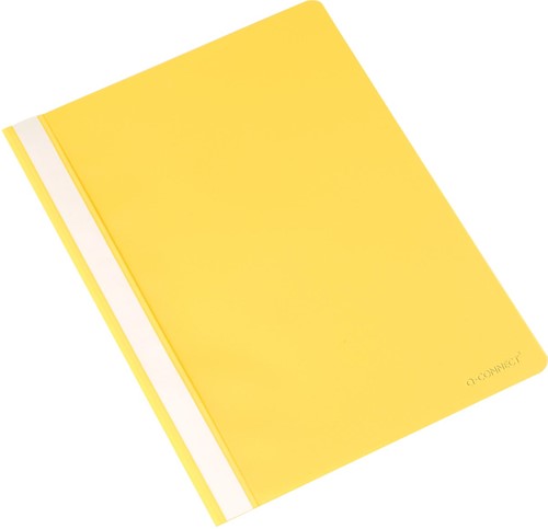Q-CONNECT snelhechtmap, A4, geel