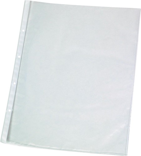 Q-CONNECT pochette perforée A4 perforation 11 trous lisse 50 microns paquet de 25 pièces