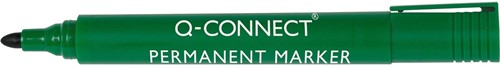 Q-CONNECT marqueur permanent, 2-3 mm, pointe ronde, vert