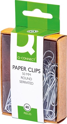 Q-CONNECT attache-tout, 50 mm, boîte de 40 pièces, accrochable