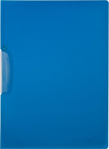 Q-CONNECT Klemmap swingclip A4 Transparant blauw