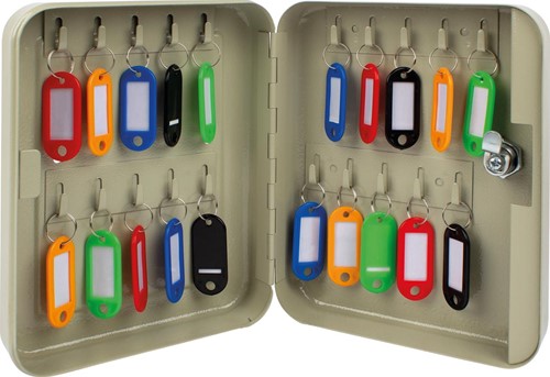 Q-CONNECT armoire à clés pour 20 clés gris