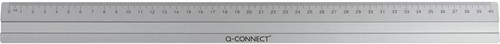Q-CONNECT meetlat, aluminium, 40 cm, in ophangetui