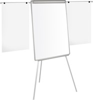 Q-CONNECT tableau de conférence, ft 70 x 100 cm, avec bras extensibles, en acier, magnétique, trépied-2
