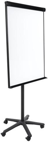 Q-CONNECT tableau de conférence, ft 70 x 100 cm, en acier, magnétique, mobile-1