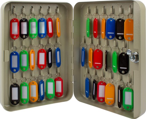 Q-CONNECT armoire à clés pour 36 clés gris