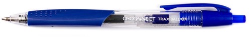Q-CONNECT balpen, met grip, medium punt, blauw