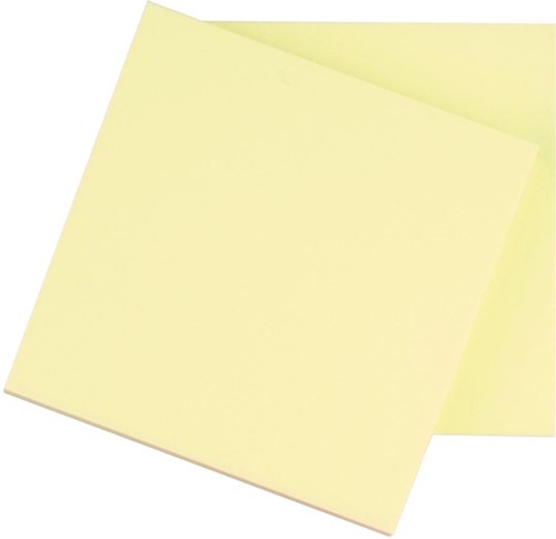 Q-connect Quick Notes 76 x 76 mm, 100 vel geel-2