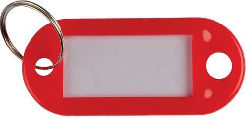 Q-CONNECT porte-clés, paquet de 10 pièces, rouge
